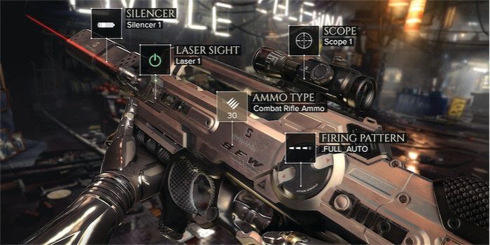 Deus Ex Mankind Divided Rifle Features