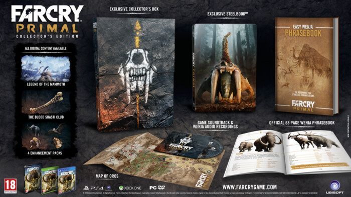 Far Cry Primal Collector's Edition and DLC
