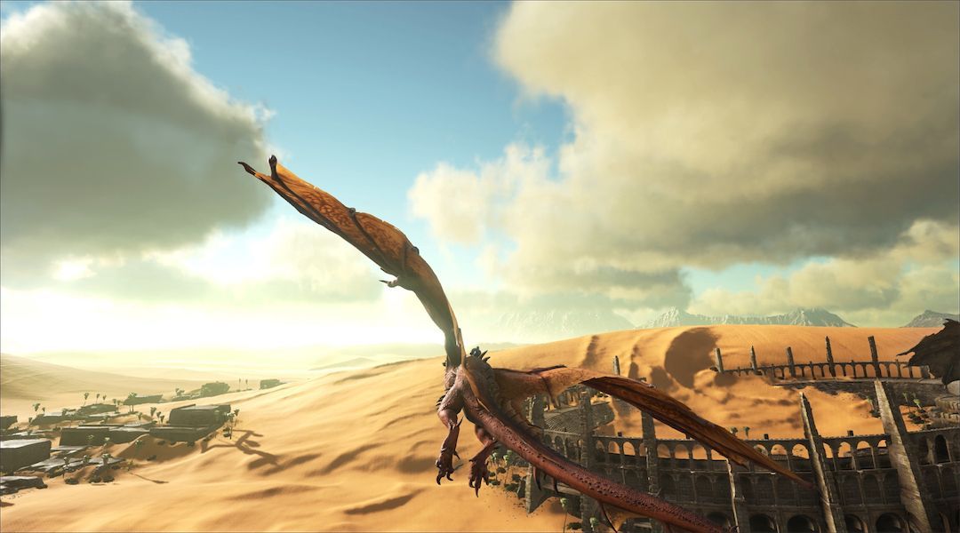 New ARK Expansion Adds Dragons, Scorched Earth Map