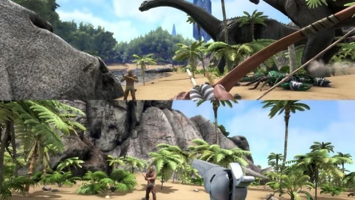 Ark: Survival Evolved on Xbox One Will Have Split-Screen - Ark split-screen