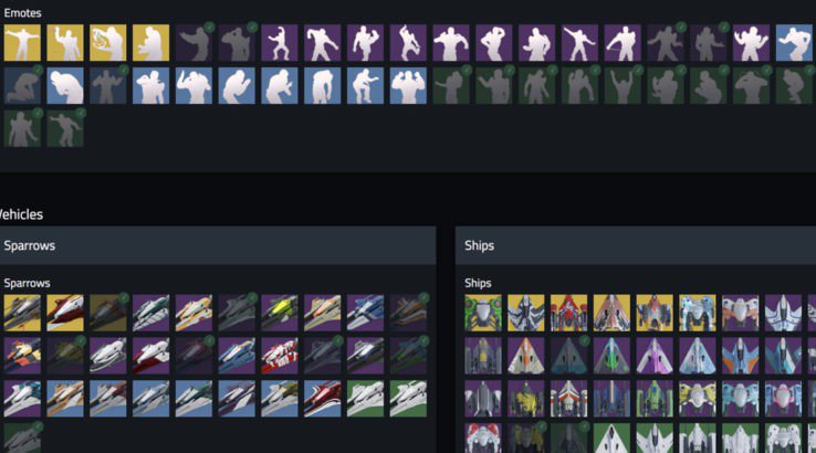 Destiny 2 Weapon and Armor Collection App