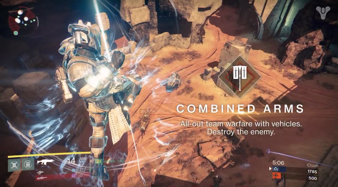 Destiny's Combined Arms Playlist Has Been Updated