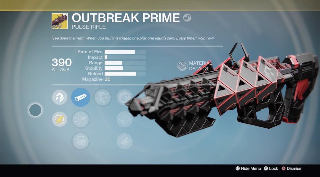 Destiny Guide: How to Get the Exotic Outbreak Prime