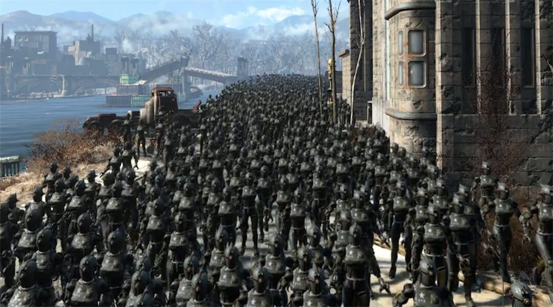 Fallout 4 Video: 20,000 Robots VS. The Commonwealth