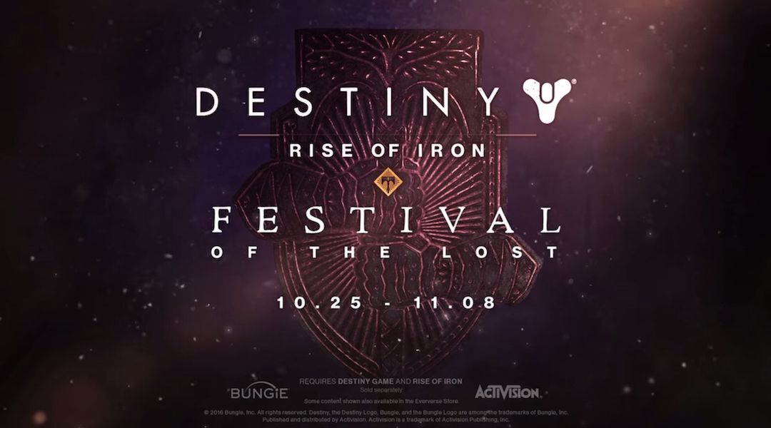 Destiny’s Festival of the Lost Event Dated and Detailed