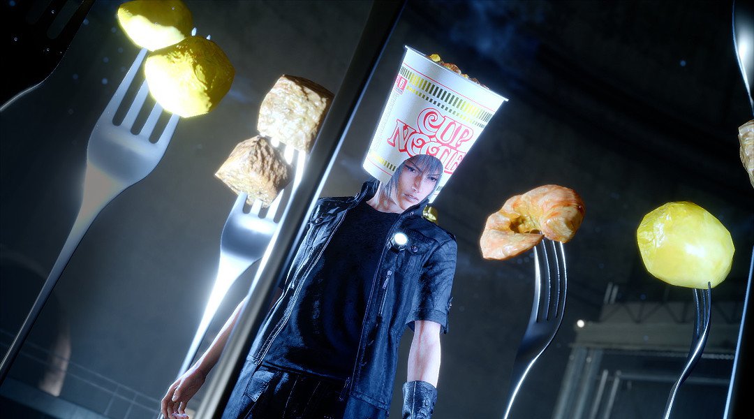 Final Fantasy 15 is Getting a Cup Noodle Helmet