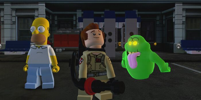 ghostbusters lego dimensions homer slimer