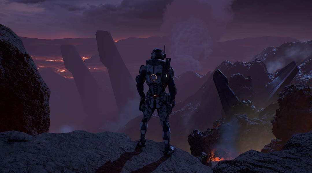 Mass Effect Andromeda Screens Highlight Volcanic Planet