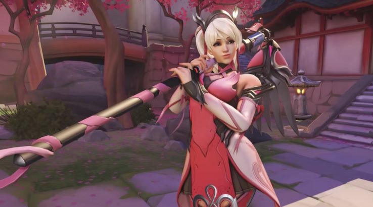 Overwatch Adds Pink Mercy Skin To Support The BCRF