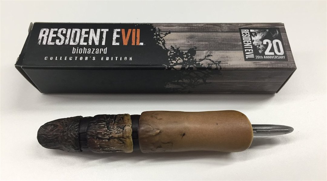 Resident Evil 7's Dummy Finger Used as USB Stick