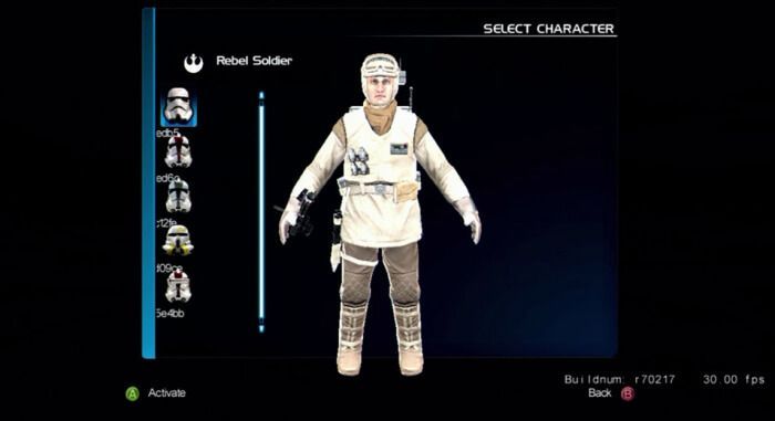 star wars battlefront character select