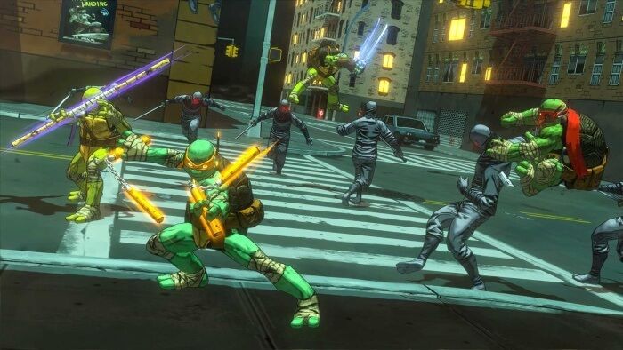 TMNT Mutants in Manhattan Should Have Local Co-Op - Turtles fighting Foot Clan