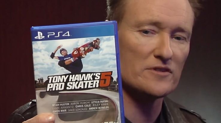Watch Conan O'Brien Play Tony Hawk's Pro Skater 5