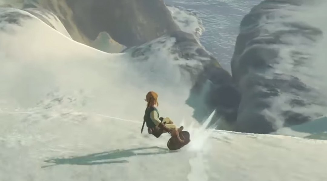 The Legend of Zelda Debuts Snowboarding Gameplay