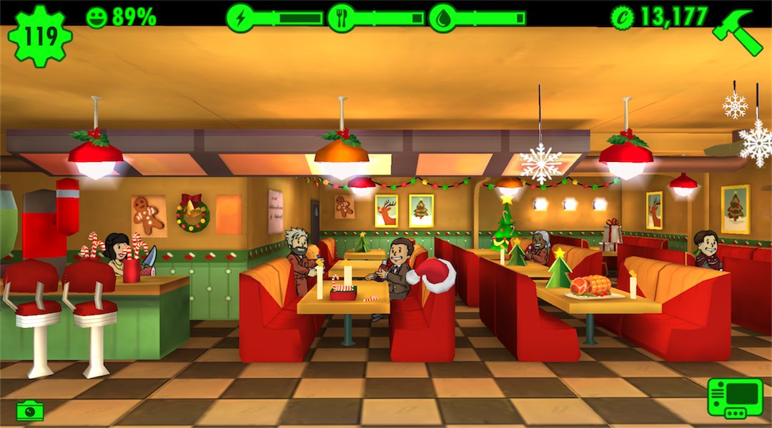 Fallout Shelter Gets a Christmas Update