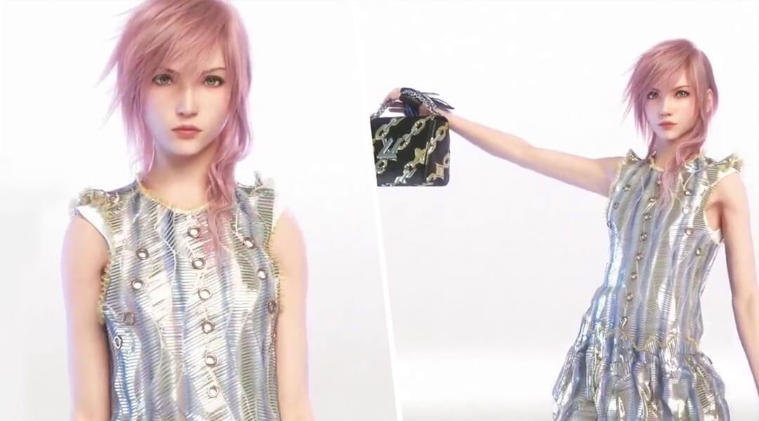 Final Fantasy 13's Lightning Models Louis Vuitton