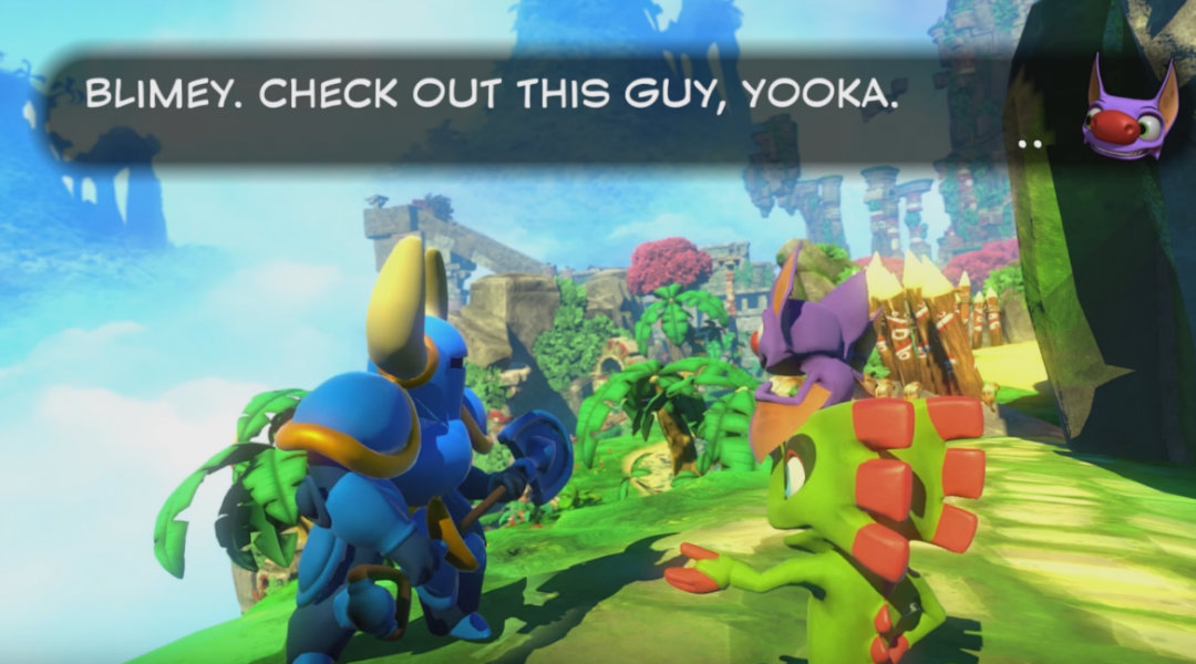 New Yooka-Laylee Trailer Features Shovel Knight