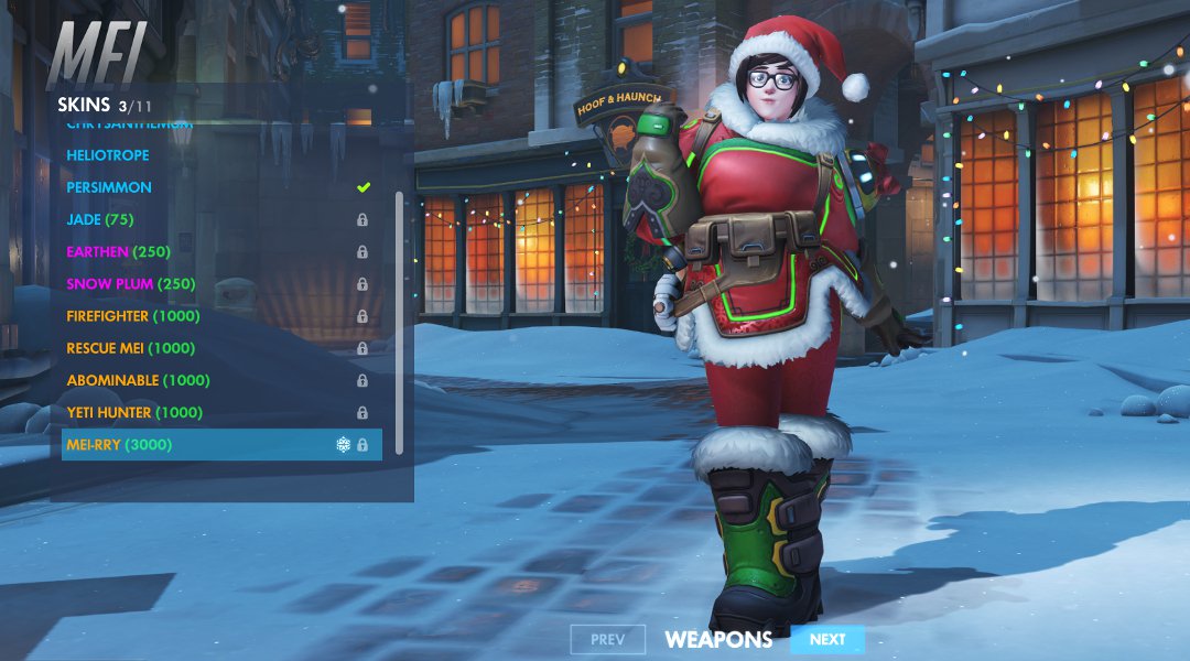 Overwatch Fans Complain About Mei's Holiday Skin
